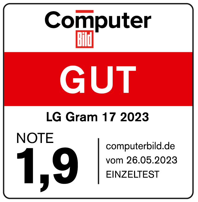 LG Gram 17 2023 im Test: Das leichteste 17-Zoll-Notebook bislang