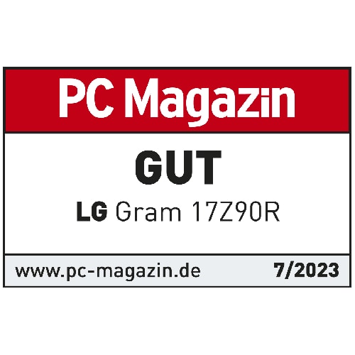 PC Magazin: LG gram 17Z90R: GUT