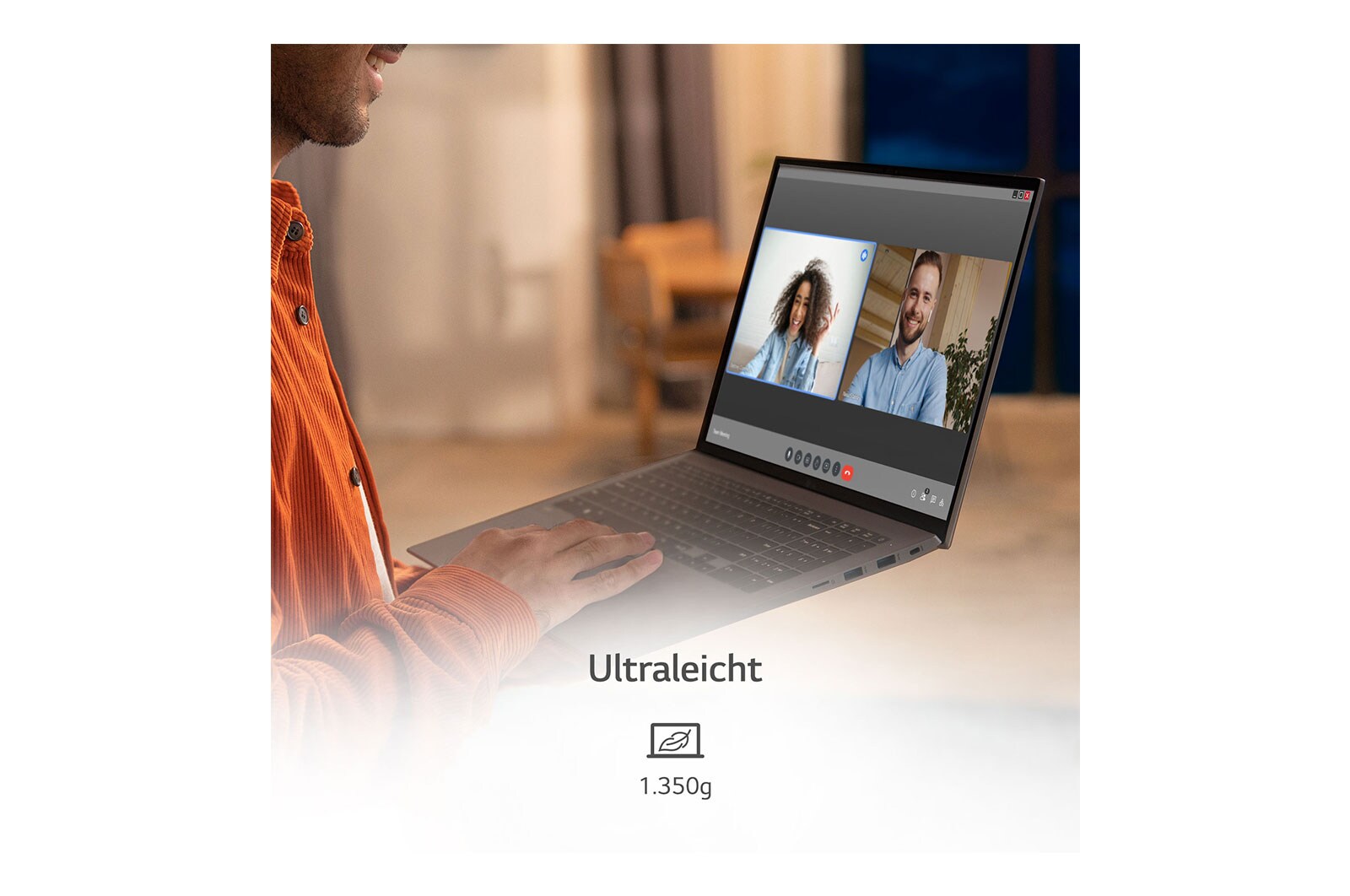 LG 17'' Notebook mit Windows 11 Pro | Intel® Core™ i7 Prozessor | 16GB LPDDR5 RAM | 1TB SSD | 80-WH-Akku | 17Z90Q-G.AP79G, 17Z90Q-G.AP79G