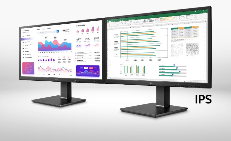 Full-HD-IPS-Monitor mit großem Betrachtungswinkel.