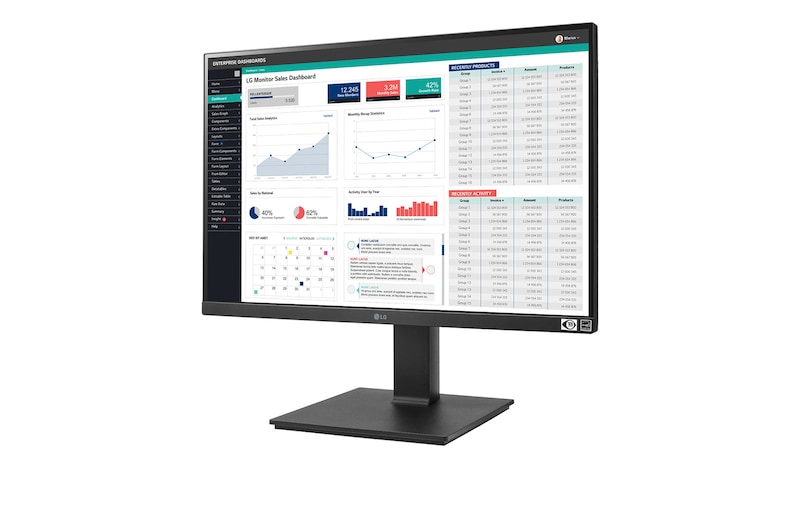 LG 24'' IPS-Monitor 16:10 WUXGA (1920x1200) , 24BQ55WY-B