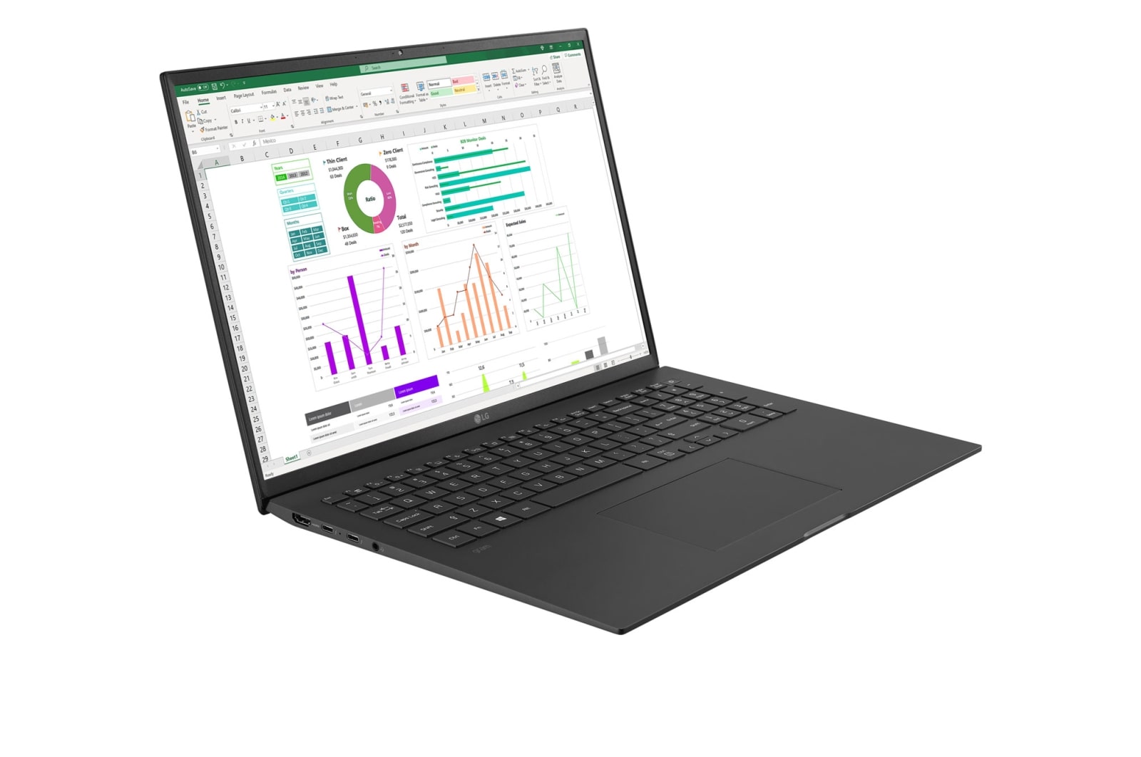 LG Mobile Thin Client mit 17 Zoll und 16:10 IPS-Display, 17ZT90P-G.AX36G