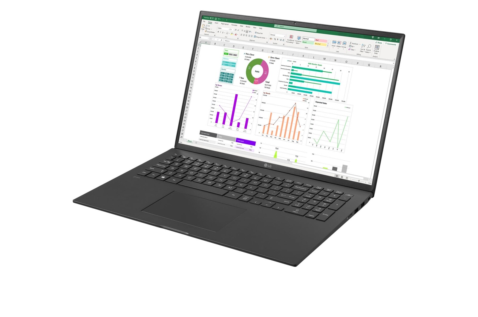 LG Mobile Thin Client mit 17 Zoll und 16:10 IPS-Display, 17ZT90P-G.AX36G