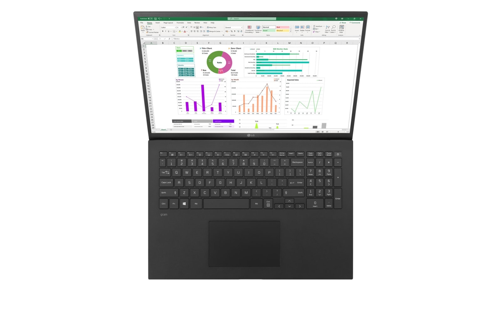 LG Mobile Thin Client mit 17 Zoll und 16:10 IPS-Display, 17ZT90P-G.AX36G