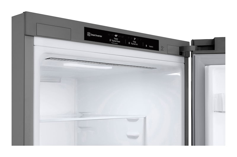 Wine rack and detail view with food