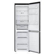 front view open with empty