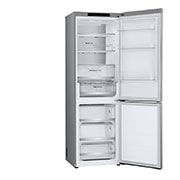 Left side view door open with food