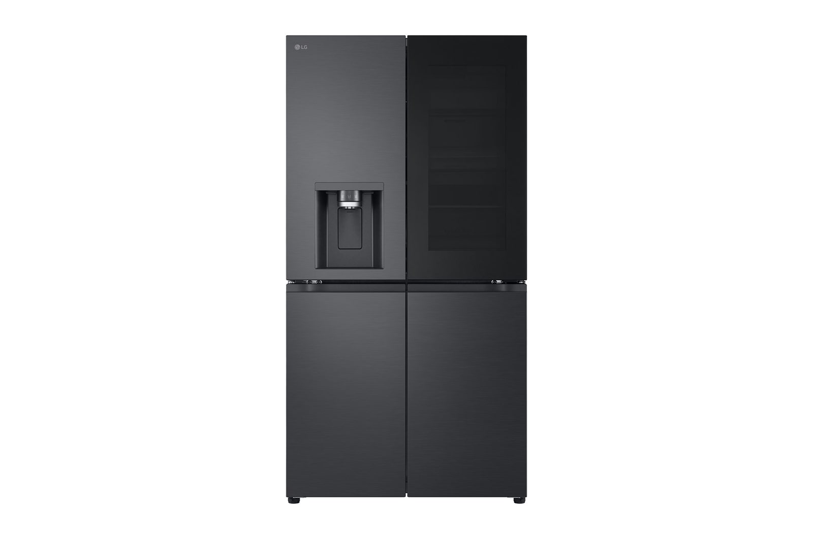 Vorderseite von Multi-Door Kühlschrank mit InstaView® (EEK E, 638L, 91,4cm breit) mit Eis-, Crushed Ice- und Wasserspender & Craft Ice | GMG960MMSD GMG960MMSD