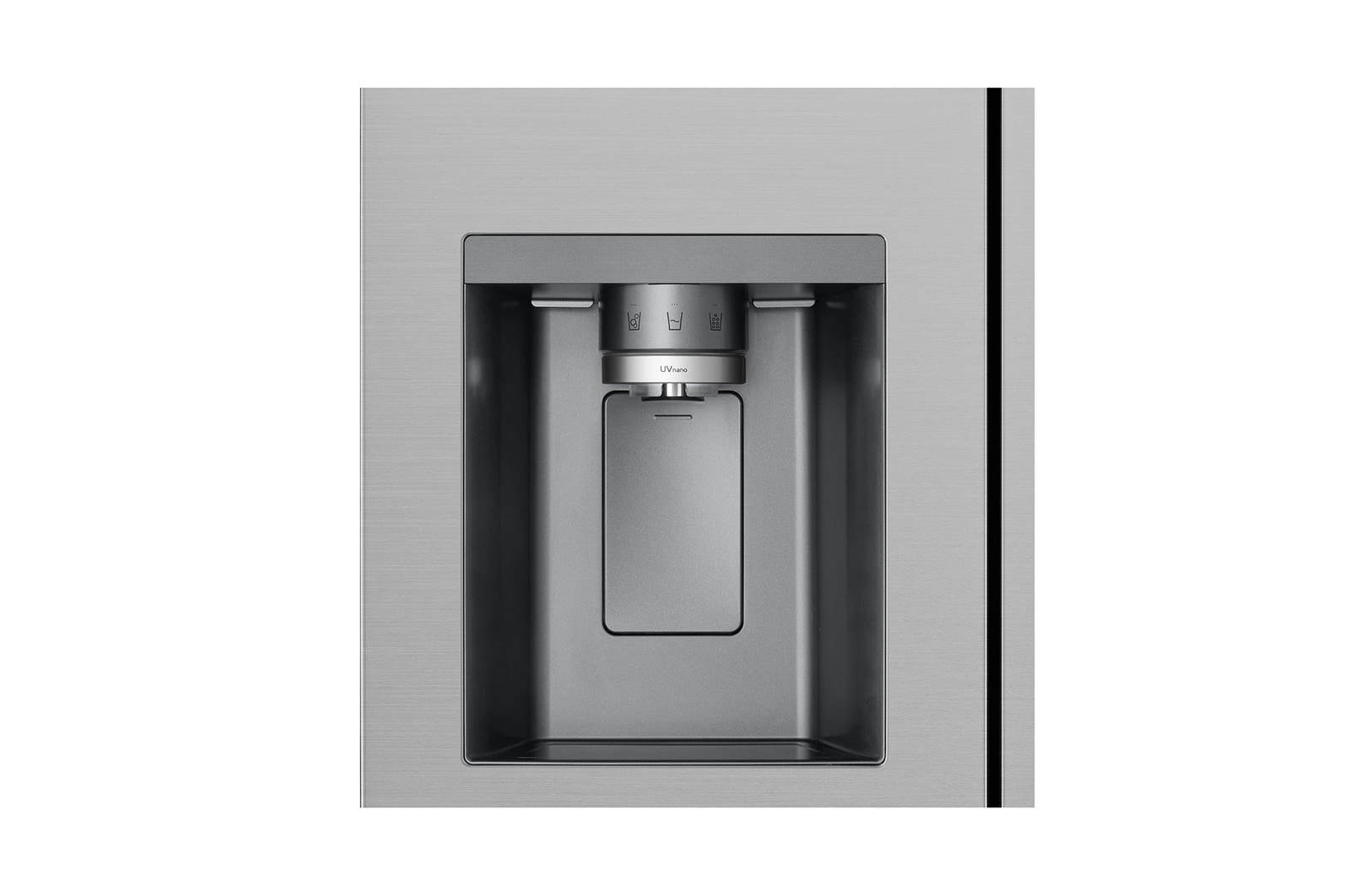 LG Side-by-Side Kühlschrank mit Door-in-Door® (EEK D, 628L, 179 cm hoch ) mit Eis-, Crushed Ice- und Wasserspender, internem Wassertank | GSJE81PYBD, GSJE81PYBD