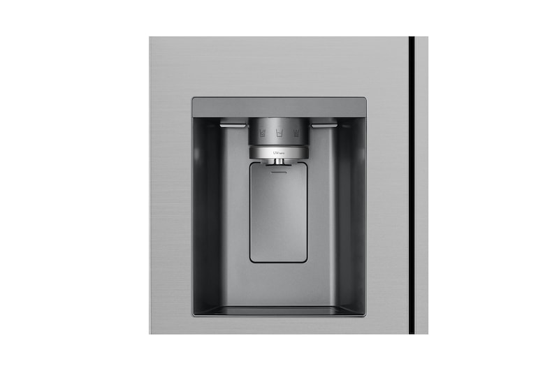 LG Side-by-Side Kühlschrank mit Door-in-Door® (EEK D, 628L, 179 cm hoch ) mit Eis-, Crushed Ice- und Wasserspender, internem Wassertank | GSJE81PYBD, GSJE81PYBD