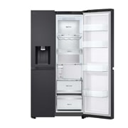 LG Side-by-Side Kühlschrank  (B, 623L, 179cm hoch) mit Eis-, Crushed Ice- und Wasserspender & internem Wassertank | GSLE91EVAB, GSLE91EVAB