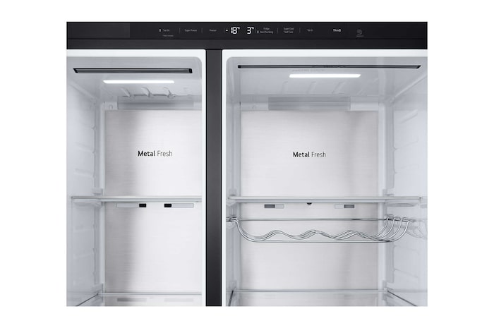 LG Side-by-Side Kühlschrank (EEK B, 623L, 179cm hoch) mit Eis-, Crushed Ice- und Wasserspender & internem Wassertank | GSLE91EVAB, GSLE91EVAB