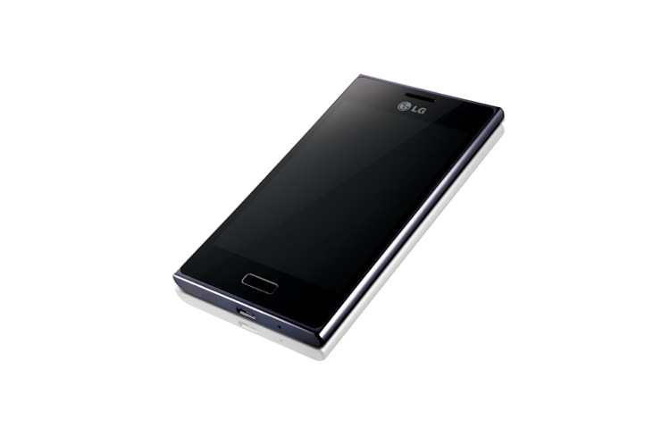 LG Smartphone mit 10,2-cm-Display (4,0 Zoll), Android 4.0 Ice Cream Sandwich und 5-Megapixel-Kamera, E610 Optimus L5