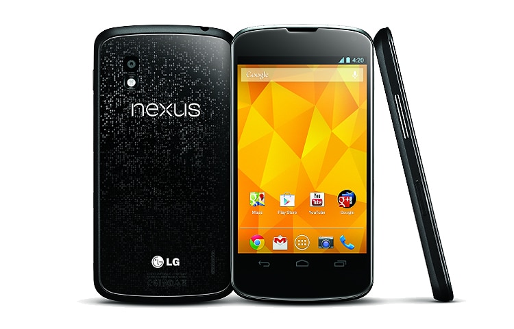 LG Google Smartphone mit Android 4.2 Jelly Bean, großem True HD IPS Plus Display und innovativen Qualcomm-Prozessor Snapdragon S4 Pro, E960 Nexus 4