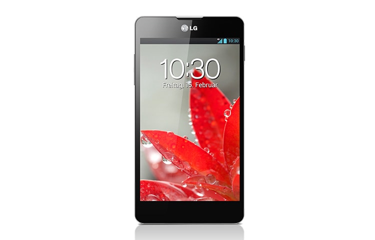 LG Premium-Smartphone mit 11,9 cm (4,7 Zoll) True HD IPS+ Display, 1,5-GHz-Quad-Core-Prozessor, LTE und 13-MP-Kamera, E975 Optimus G