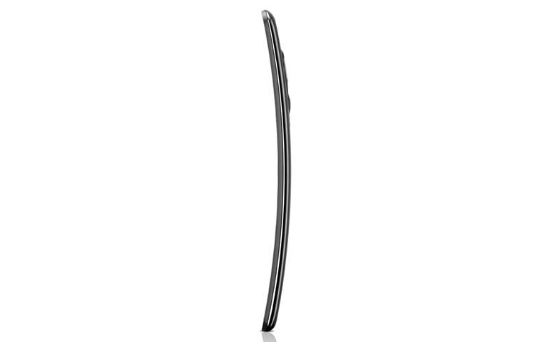 LG High-End-Smartphone mit 2,3 GHz Quad-Core-Prozessor, gebogenem HD POLED-Display und innovativem Rear Key, G Flex