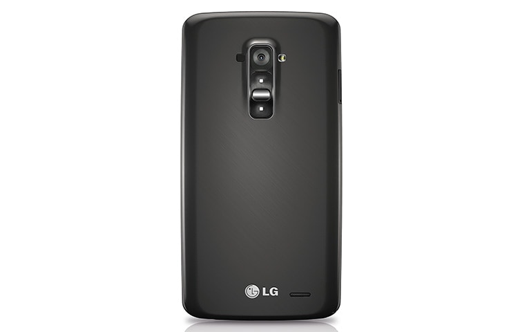 LG High-End-Smartphone mit 2,3 GHz Quad-Core-Prozessor, gebogenem HD POLED-Display und innovativem Rear Key, G Flex