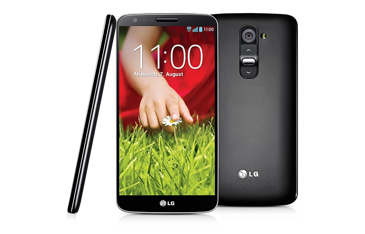 LG High-End-Smartphone mit 2,3 GHz Quad-Core-Prozessor, IPS-Display und innovativem Rear Key, G2