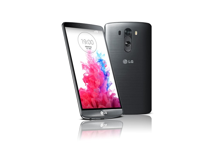 LG High-End-Smartphone mit 2,5-GHz-Quad-Core-Prozessor, Quad HD-Display und Rear Key, G3