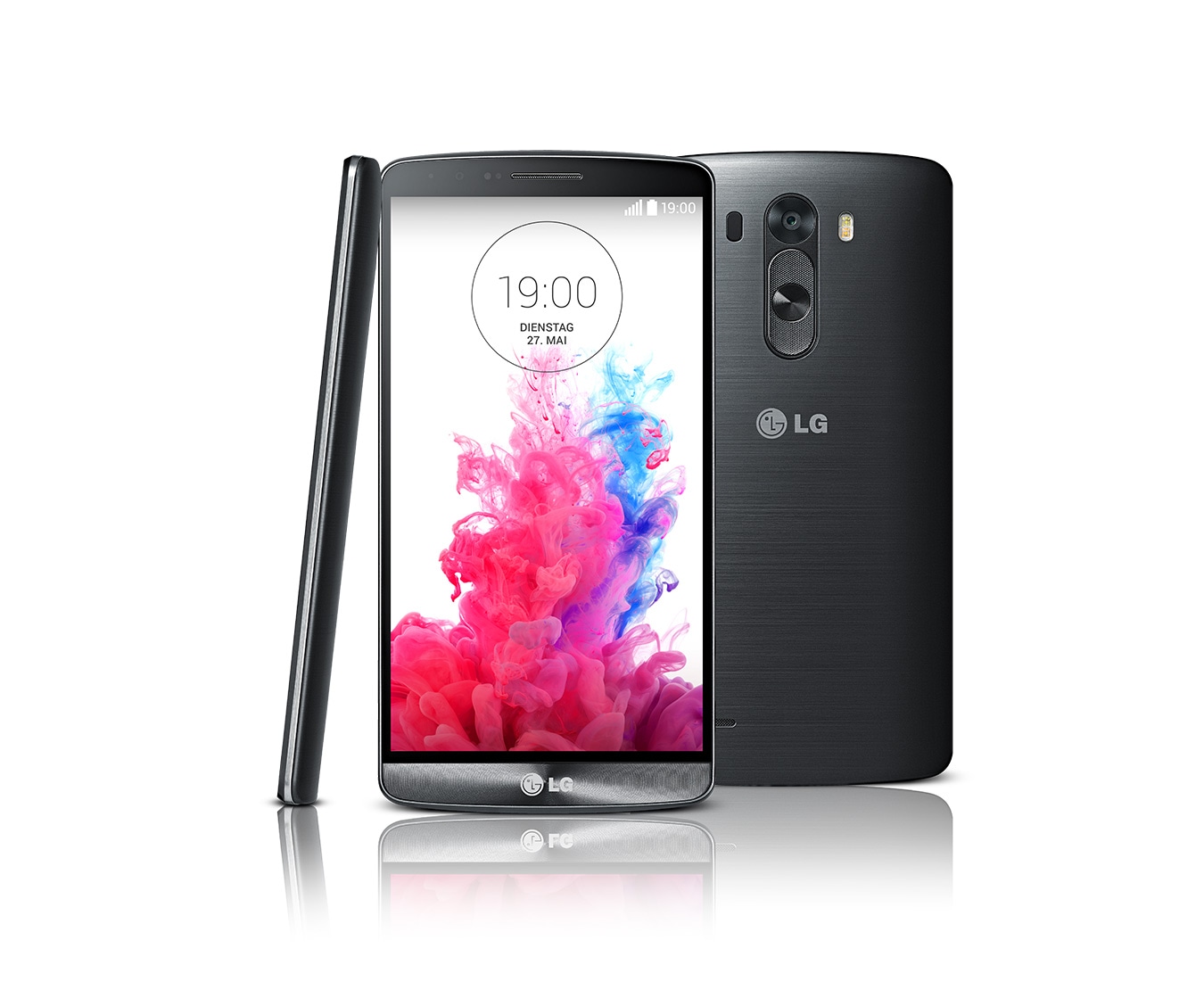 LG High-End-Smartphone mit 2,5-GHz-Quad-Core-Prozessor, Quad HD-Display und Rear Key, G3