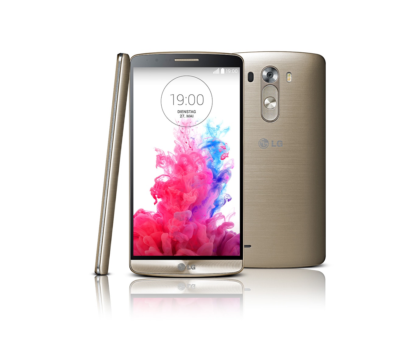 LG High-End-Smartphone mit 2,5-GHz-Quad-Core-Prozessor, Quad HD-Display und Rear Key, G3