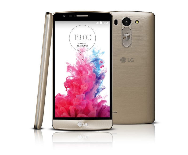 LG Smartphone mit 1,2-GHz-Quad-Core-Prozessor, 12,7 cm (5 Zoll) großem HD-IPS-Display und Knock Code™, G3 s