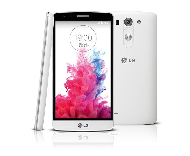 LG Smartphone mit 1,2-GHz-Quad-Core-Prozessor, 12,7 cm (5 Zoll) großem HD-IPS-Display und Knock Code™, G3 s