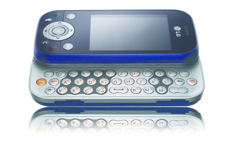 LG Top Messaging Slider Handy mit 2,0 MP Autofokus Kamera, QWERTZ-Tastatur und TFT-Touchscreen für die Rufnummerwahl, KS365