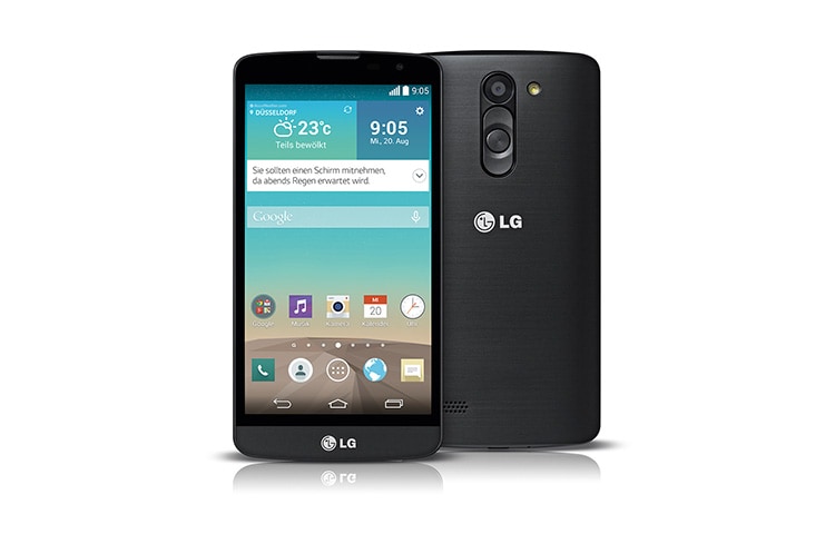 LG Design-Smartphone mit 1,3 GHz Quad-Core-Prozessor, 12,7 cm großem IPS-Display und Gesture Shot, L Bello