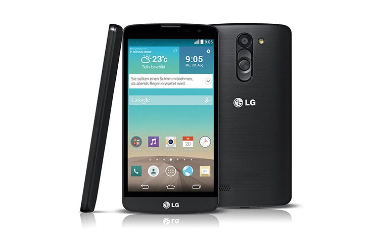 LG Design-Smartphone mit 1,3 GHz Quad-Core-Prozessor, 12,7 cm großem IPS-Display und Gesture Shot, L Bello