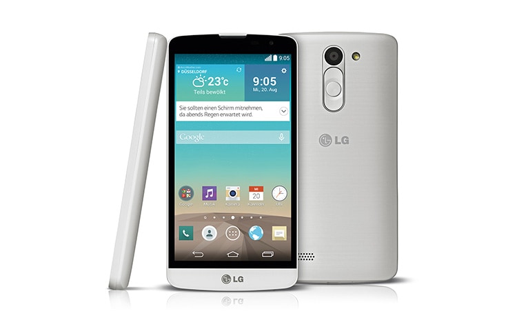 LG Design-Smartphone mit 1,3 GHz Quad-Core-Prozessor, 12,7 cm großem IPS-Display und Gesture Shot, L Bello