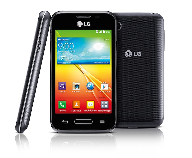 LG Design-Smartphone mit 1,2 GHz Dual-Core-Prozessor, IPS-Display und Knock Code™, L40