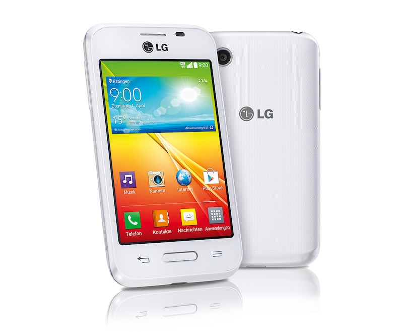 LG Design-Smartphone mit 1,2 GHz Dual-Core-Prozessor, IPS-Display und Knock Code™, L40