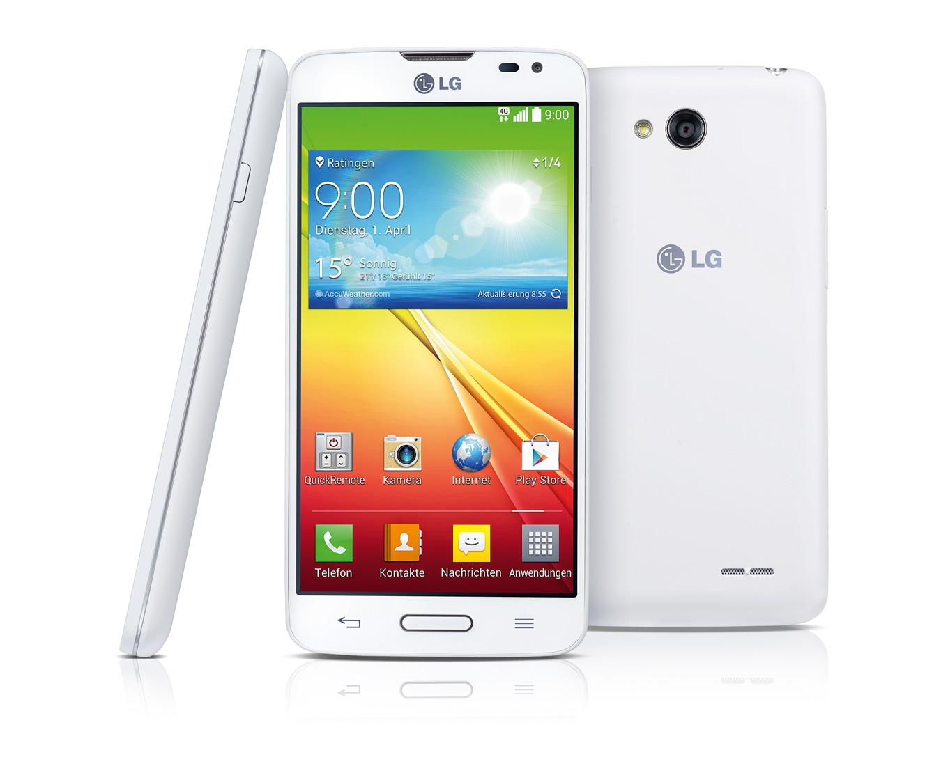 LG Design-Smartphone mit 1,2 GHz Quad-Core-Prozessor, IPS-Display und Knock Code™, L90