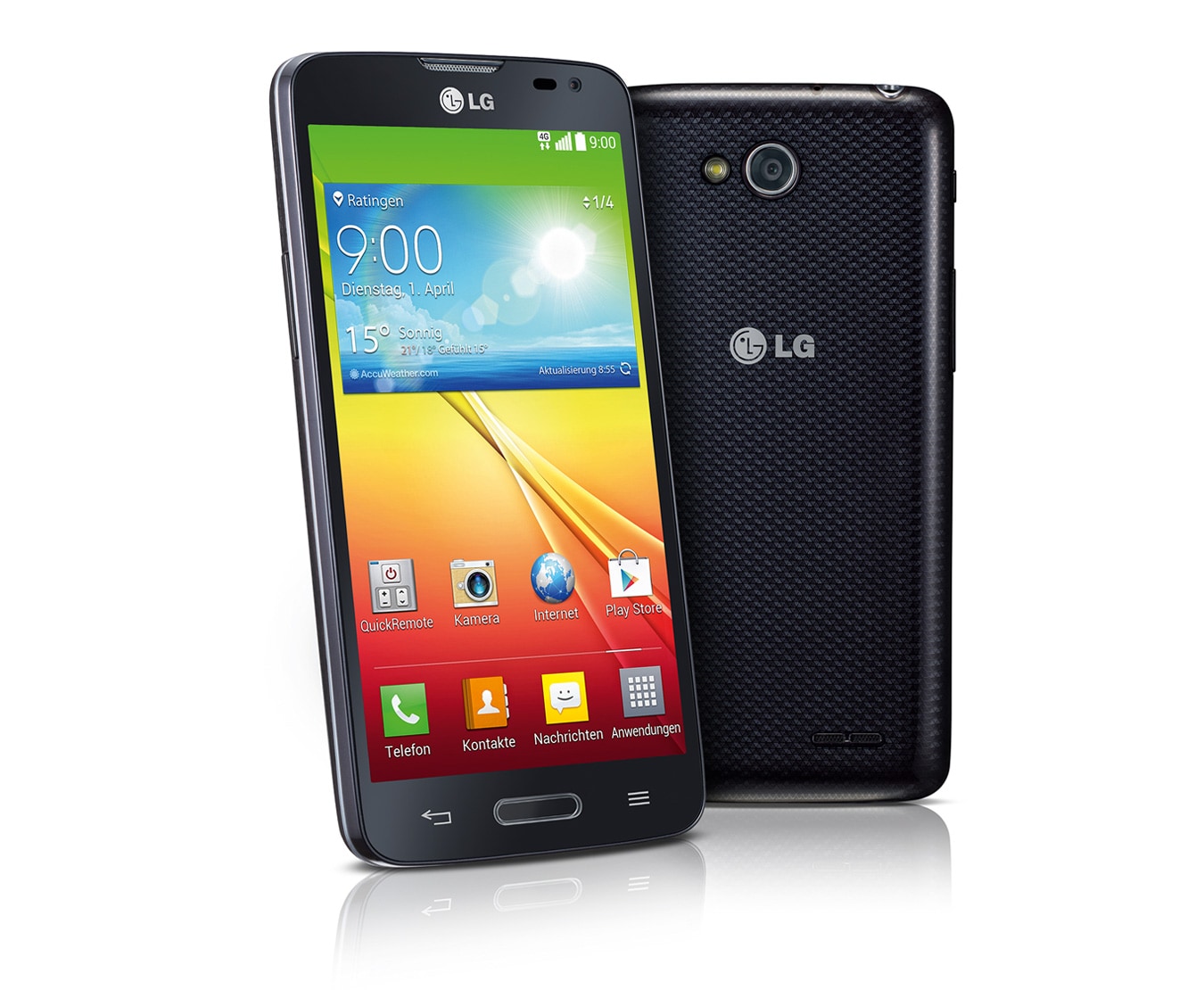 LG Design-Smartphone mit 1,2 GHz Quad-Core-Prozessor, IPS-Display und Knock Code™, L90