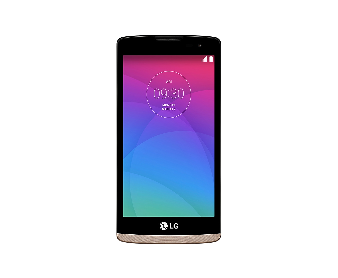LG Design-Smartphone mit 11,4 cm (4,5 Zoll) Display, 1,2-GHz-Quad-Core-Prozessor, LTE und 5-MP-Kamera mit Selfie Cam-Funktion , Leon LTE