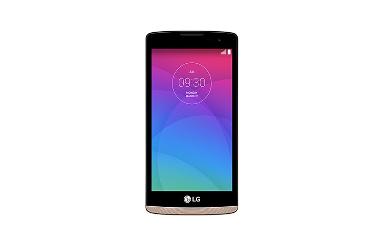 LG Design-Smartphone mit 11,4 cm (4,5 Zoll) Display, 1,2-GHz-Quad-Core-Prozessor, LTE und 5-MP-Kamera mit Selfie Cam-Funktion , Leon LTE