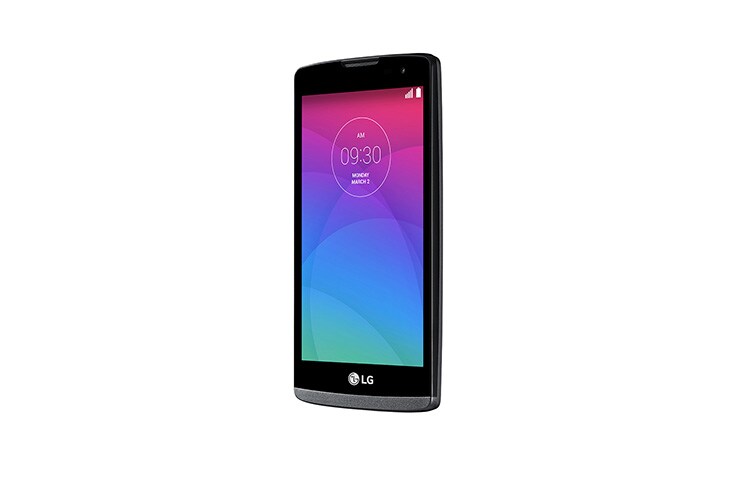 LG Design-Smartphone mit 11,4 cm (4,5 Zoll) Display, 1,2-GHz-Quad-Core-Prozessor, LTE und 5-MP-Kamera mit Selfie Cam-Funktion , Leon LTE