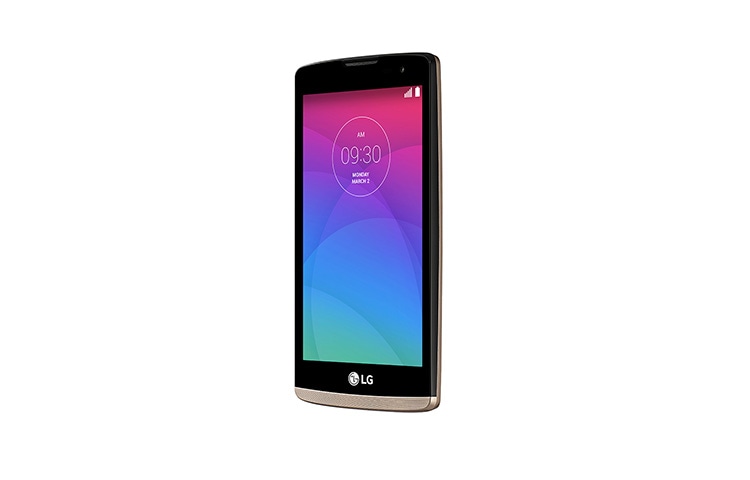 LG Design-Smartphone mit 11,4 cm (4,5 Zoll) Display, 1,2-GHz-Quad-Core-Prozessor, LTE und 5-MP-Kamera mit Selfie Cam-Funktion , Leon LTE