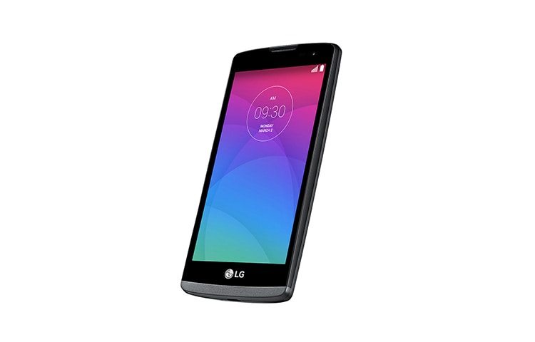 LG Design-Smartphone mit 11,4 cm (4,5 Zoll) Display, 1,2-GHz-Quad-Core-Prozessor, LTE und 5-MP-Kamera mit Selfie Cam-Funktion , Leon LTE
