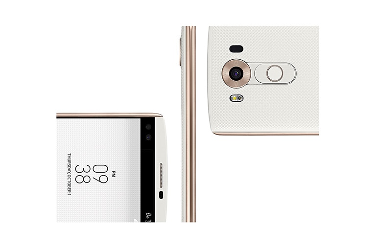 LG High-End Smartphone mit 2 Displays, 2 Frontkameras und widerstandsfähigem Gehäuse, V10