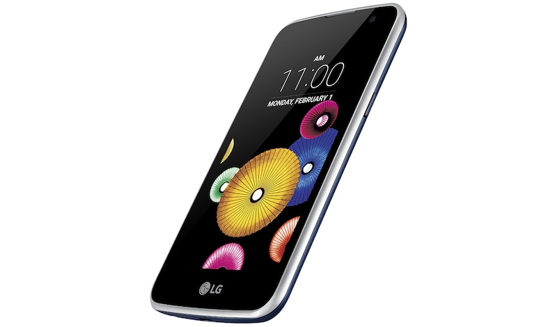 LG Einsteiger Smartphone mit 4,5“ IPS Display, Quad Core Prozessor, 5 MP Kamera und Dual SIM, LG-K4 LTE