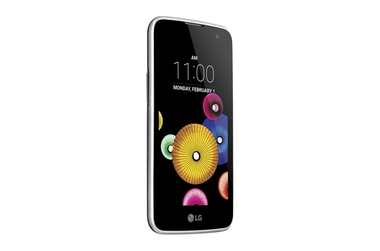 LG Einsteiger Smartphone mit 4,5“ IPS Display, Quad Core Prozessor, 5 MP Kamera und Dual SIM, LG-K4 LTE