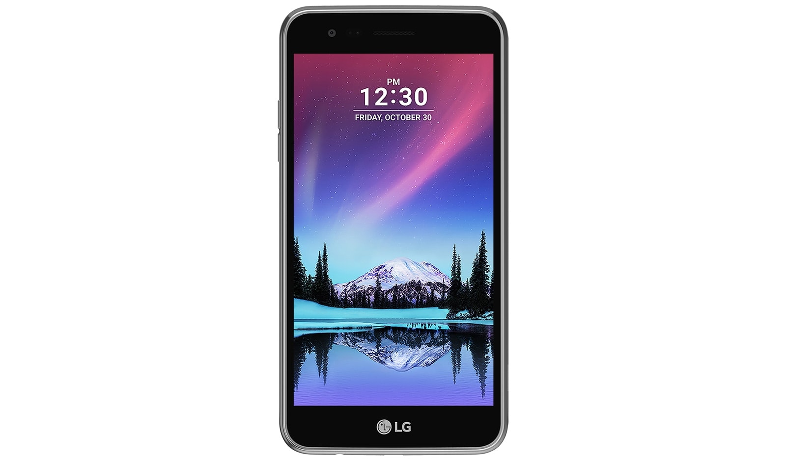 LG Einsteiger-Smartphone mit starkem 2500mAh Akku und 5 Megapixel Selfie-Kamera mit Auto Shot, LG K4 (2017)