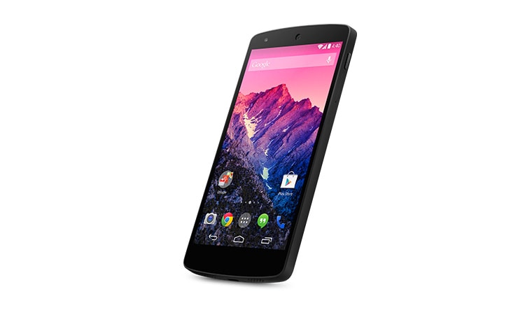 LG Google-Smartphone mit Android 4.4 KitKat, 2,26-GHz-Quad-Core-Prozessor, Full HD-IPS Display und 8-Megapixel-Kamera mit HDR+, Nexus 5