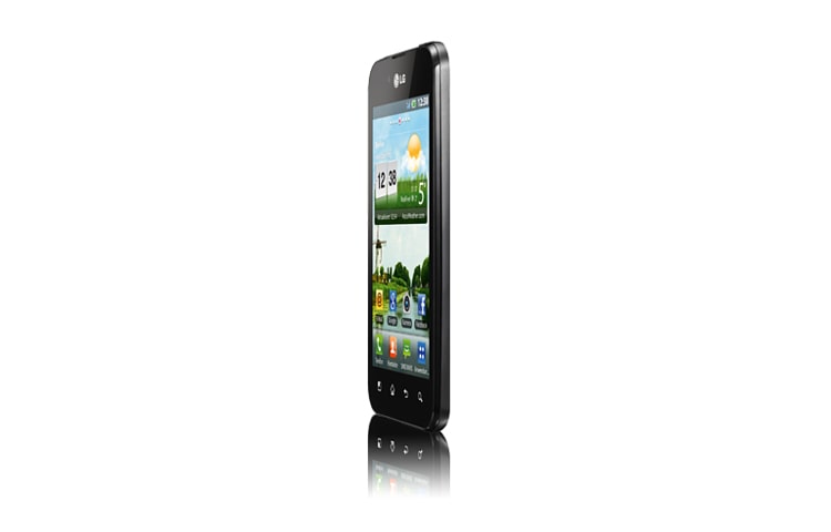 LG Touchscreen Smartphone mit superhellem NOVA Display, langer Akkulaufzeit und Wi-Fi Direct Technologie, P970 OPTIMUS BLACK