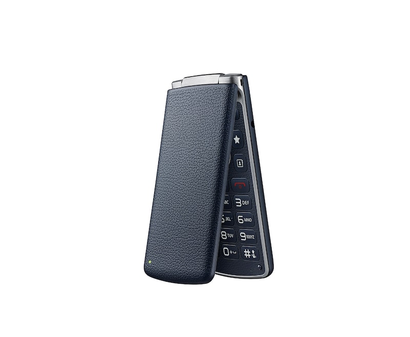 LG Klapp-Handy mit Android™ 5.1 Lollipop Betriebssystem, fünf Funktionstasten und Notruffuntion, WineSmart