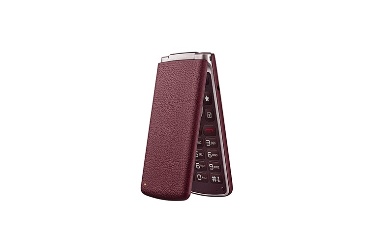 LG Klapp-Handy mit Android™ 5.1 Lollipop Betriebssystem, fünf Funktionstasten und Notruffuntion, WineSmart