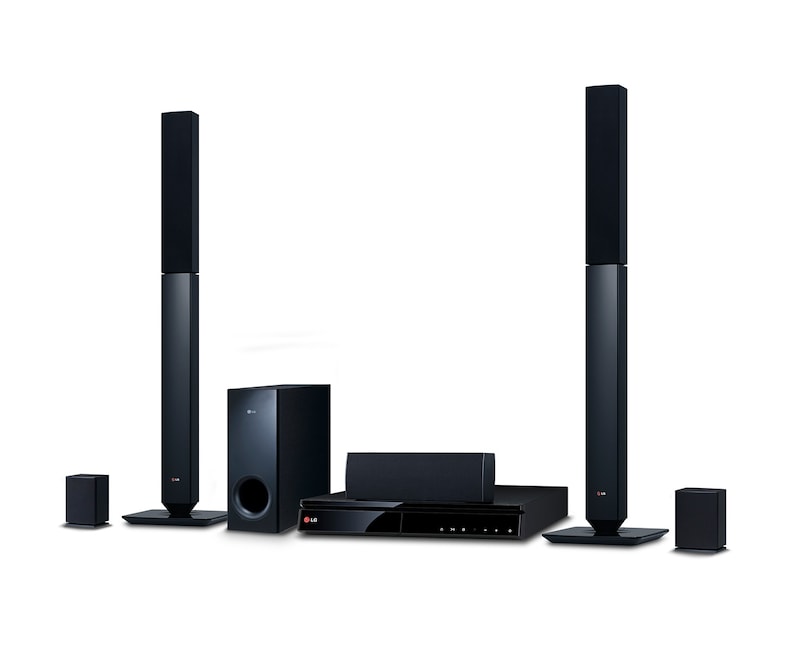 LG 5.1 Heimkinosystem mit 3D-Blu-ray-Player, Smart TV-Funktion, DLNA und Private Sound Mode, BH6440P