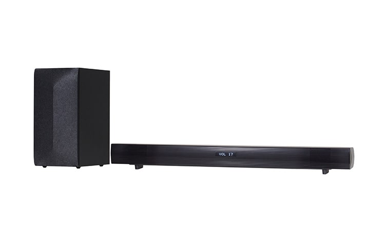 LG 2.1 Soundbar mit drahtlosem Subwoofer und Bluetooth (300W), LAC555H